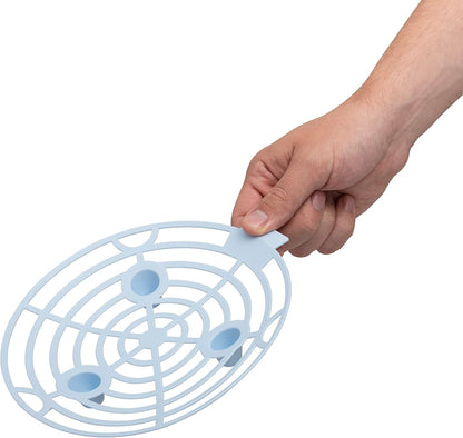 Melon Cradle 10 Pack - Blue, Lightweight, and Reusable Plastic Melon Support for Fruits and
