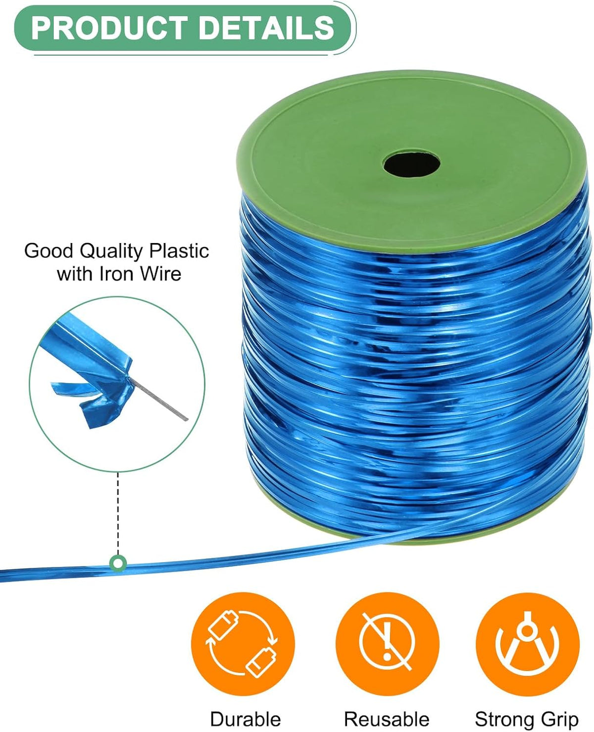 Metal Twist Ties, 500 Yards Metallic Twists Tie Bread Twisty-Ties for Party Decoration/Garden