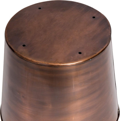 H Potter Large Tall Planter Pots Outdoor Indoor Copper Flower Decorative Set of Two GAR684 (Set of
