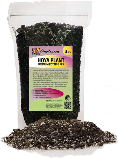 Gardenera Hoya Plant Premium Potting Mix - 3 Quart - Optimal Balance for Thriving Hoyas: Air