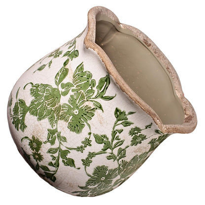 Xiaan Jiaju Tuscan Ceramic Plant Pots, Vintage Planter & Vase with Drainage