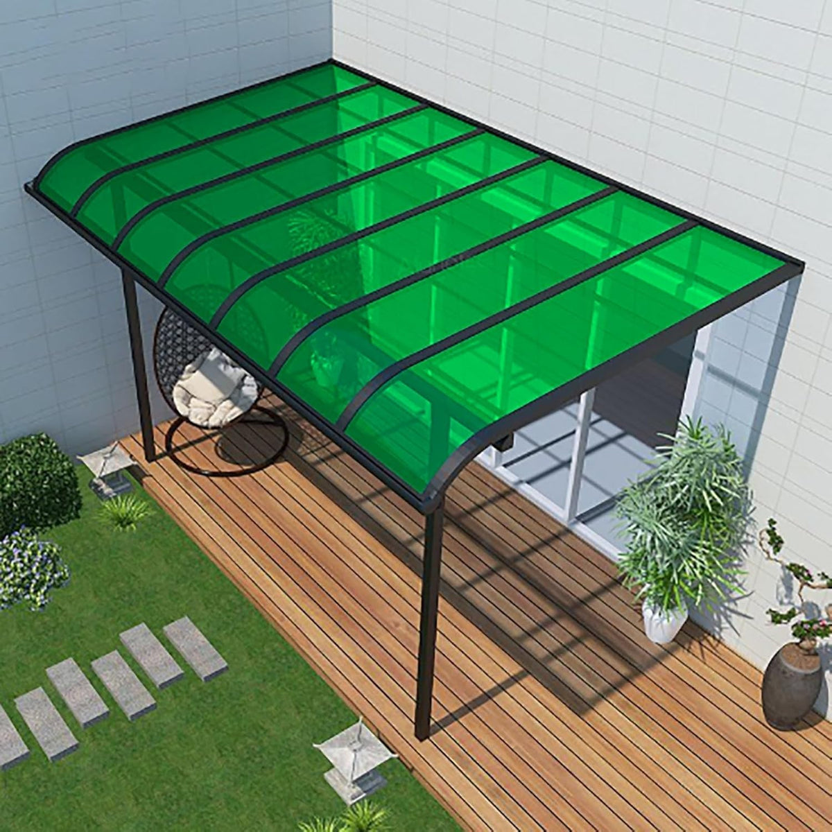 Daylighting Roof Panels Outdoor Sunshade Canopy Panels Greenhouse Panels Not Easy to Deform Easy to