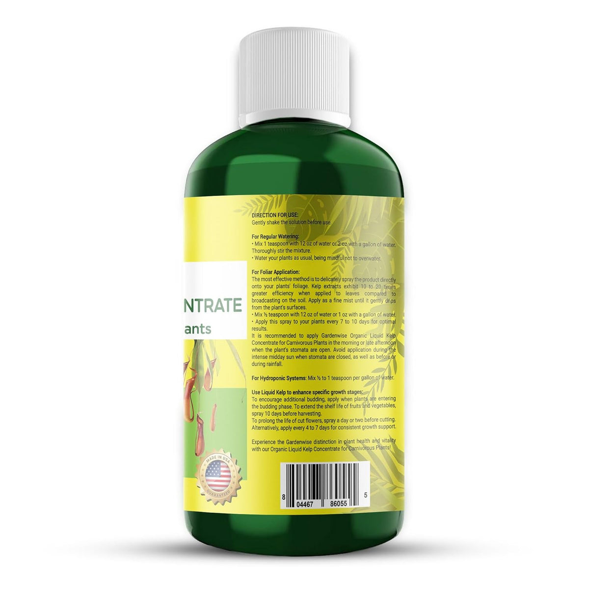 Organic Premium Kelp Seaweed Fertilizer: Indoor Plant Fertilizer & Carnivorous Plant Food for Venus