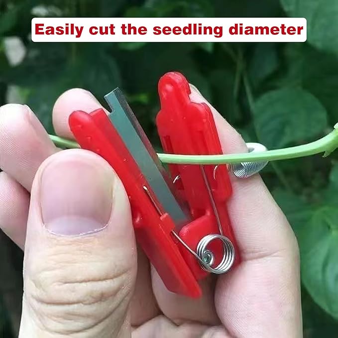 Gardener's Thumb Knife & Pruning Shears - Multi-Use Stainless Steel Tool for Leaf Trimming, Fruit