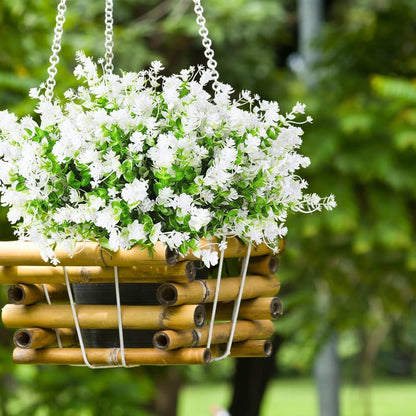 Artificial Flowers for Outside Artificial Faux Plants Flowers Outdoor Spring Decoration, Fake