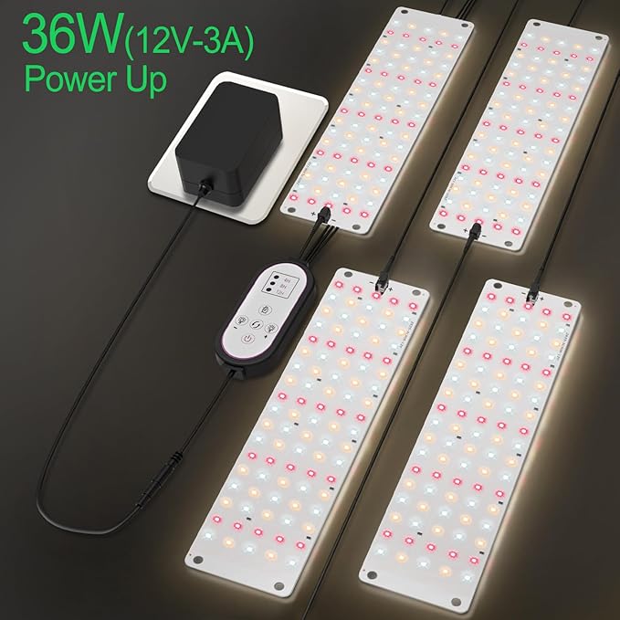 TONYFUL Grow Lights for Indoor Plants, 40W LEDs Plant Lights for Indoor Growing, 360 LEDs Full