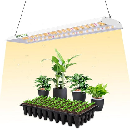 60W LED Grow Lights for Seed Starting, 2ft Hanging Full Spectrum Seedling Lights Grow Lights for