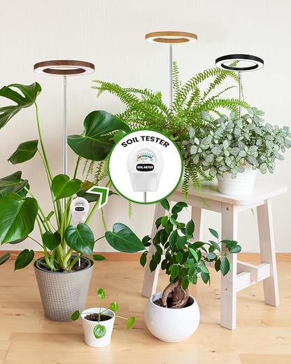 Plant Grow Light,yadoker LED Growing Light Full Spectrum for Indoor Plants, Paired with a Soil