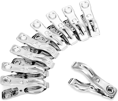 60 Pcs Row Cover Clips, Garden Clamps for Netting, Greenhouse Clamps Made of Stainless Steel, Have