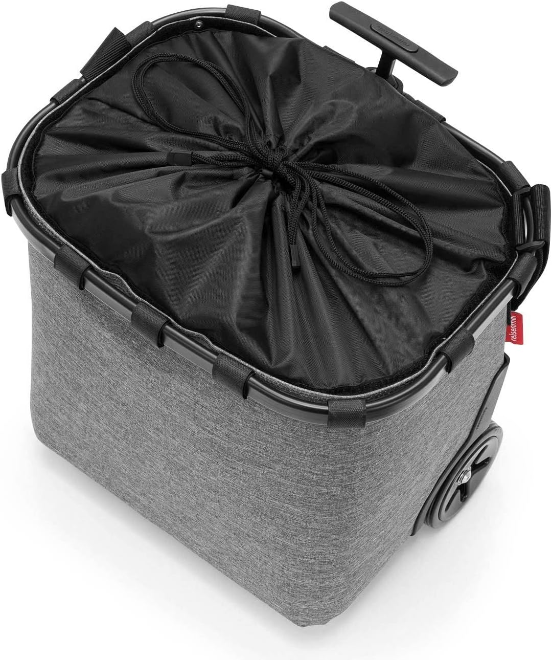 reisenthel carrycruiser Twist Silver - Portable Shopping Trolley with Sturdy Aluminum Frame