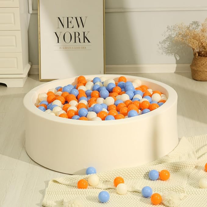 TRENDPLAY Plastic Balls for Ball Pits - Hollow Balls- Safe and Exciting Playtime - Perfect for Baby