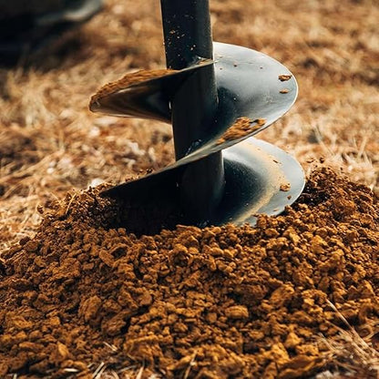 Titan Attachments Auger Bit for 3 Point Post Hole Digger, 24" Drilling Depth with Fishtail Point