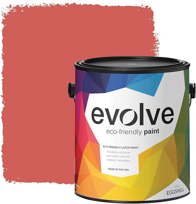 EVOLVE Paint & Primer: Environment-friendly, Low Sheen with One-coat Coverage for Interior &