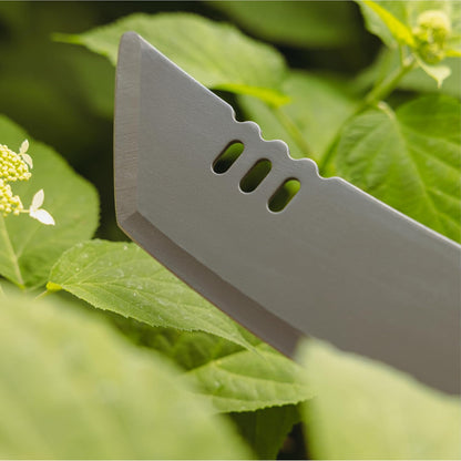 Woodland Tools Heavy Duty Machete – 16 Inch Curved Parang Blade with Full Tang, Ergonomic Handle