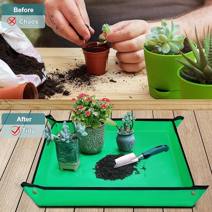 Kynup Garden Tools 7-Piece, Gardening Hand Tools, Gardening Tools Set Cultivators with