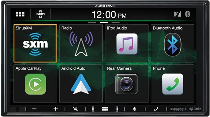 Alpine i407-WRA-JK 7in in-Dash Digital Receiver with SXV300v1 Satellite Radio Tuner Compatible with