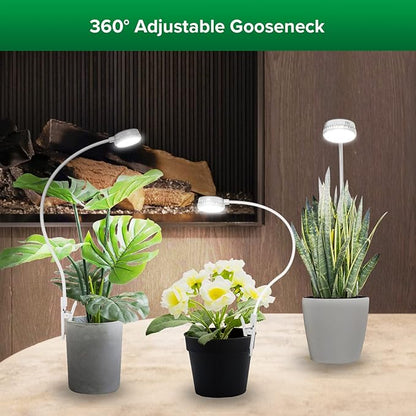 SANSI Grow Lights for Indoor Plants, LED Pot Clip Plant Light for Growing, 4000K Full Spectrum