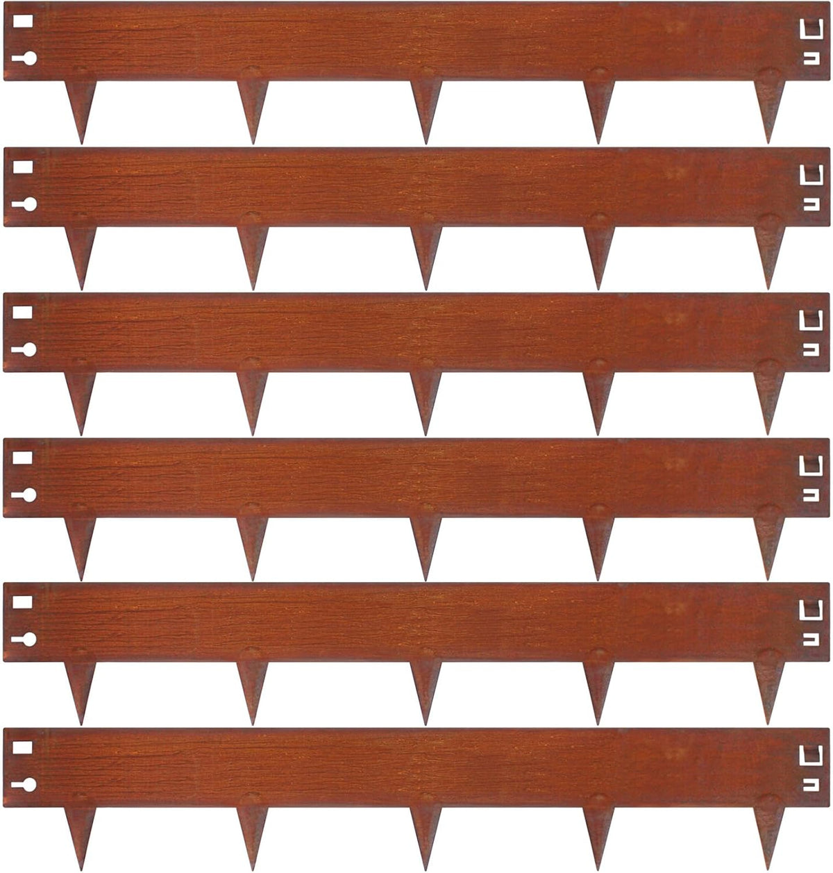 42 Inch Cor-Ten Steel Landscape Edging, 9.4 Inch Hammer in Landscape Edging,Garden Edging Border