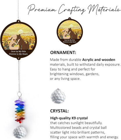 2 Layered Ornament Suncatcher Birthday Gifts for Dog Lover - Pet Memorial Suncatcher - Dogs