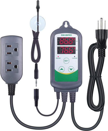 Inkbird ITC-308S Aquarium Heating and Cooling Dual Stage Temperature Controller Freshwater