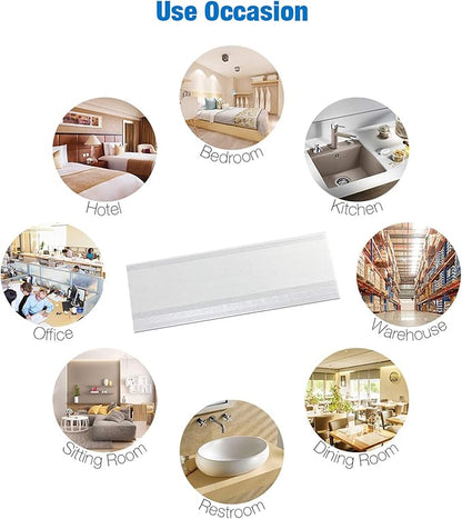 Faicuk 20-Pack Clear Window Fly Traps Sticky Flys Strip for Indoor Houseflies Nontoxic and
