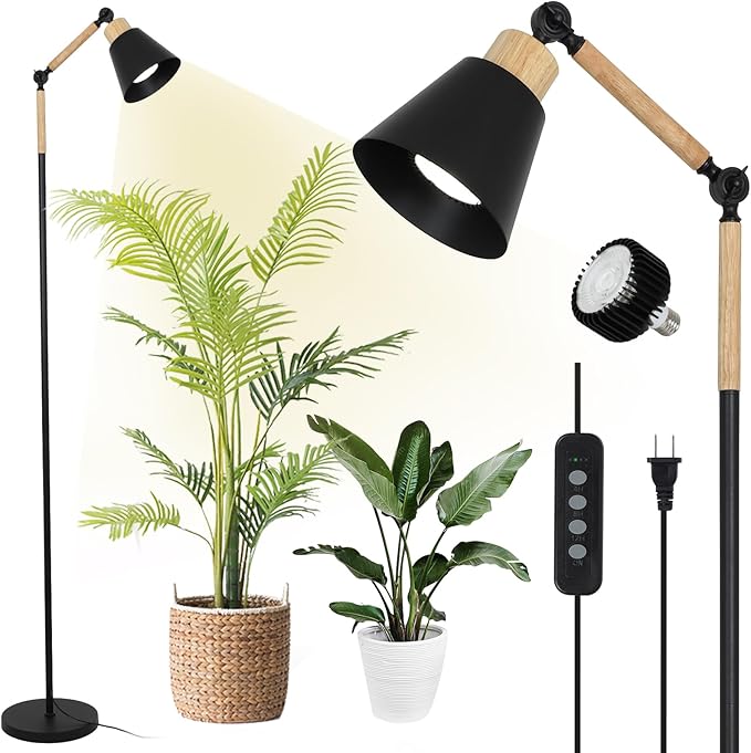 HMVPL Grow Lights for Indoor Plants Full Spectrum, Plant Lights for Indoor Growing with 20W COB