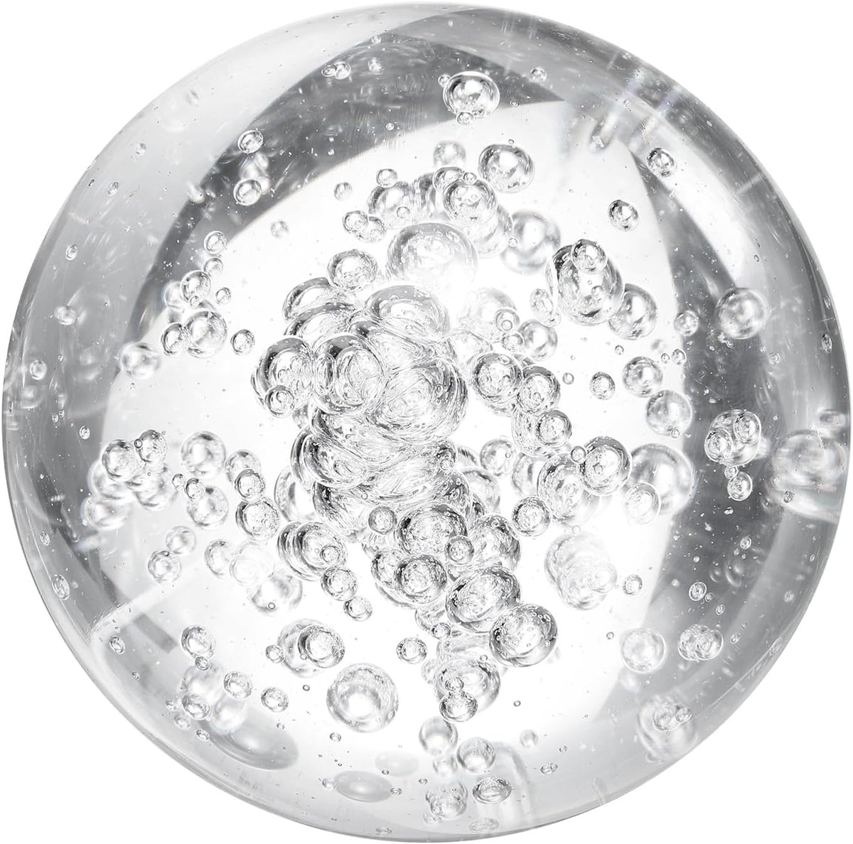 uxcell 80mm/3.1" Crystal Sphere Ball Bubble Glass Solid Decorative Sphere Crystal Ball Prop