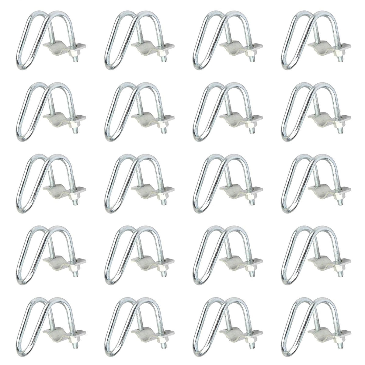 20 PCS Conduit Cross-Connector Vertical Pipe Clip for 3/4" EMT Electrical Pipe(OD 0.922"), Also
