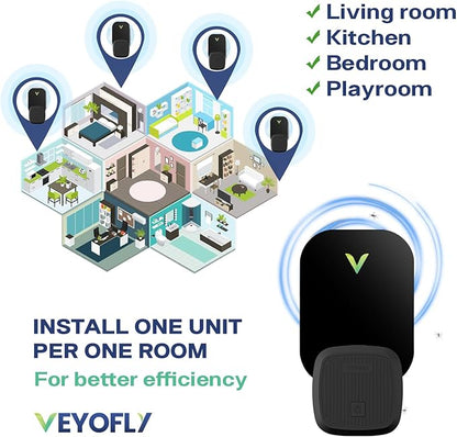 VEYOFLY Fly Trap Indoor Refill, Fruit Fly Traps for Indoors, Gnat Traps for House Indoor,Fly