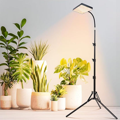 25W Grow Lights for Indoor Plants, Seed Starting, Bonsai with Stand and Timer Auto On/Off, 2500