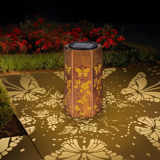 Christmas Decorations Gifts for Women Butterfly Solar Lights Outdoor - Butterflies Solar Lanterns