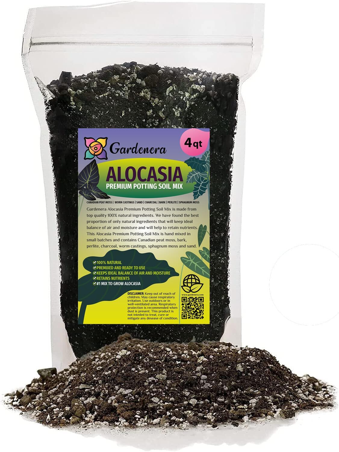 Gardenera Alocasia Potting Mix - Promote Strong Roots and Captivating Foliage with Our Premium
