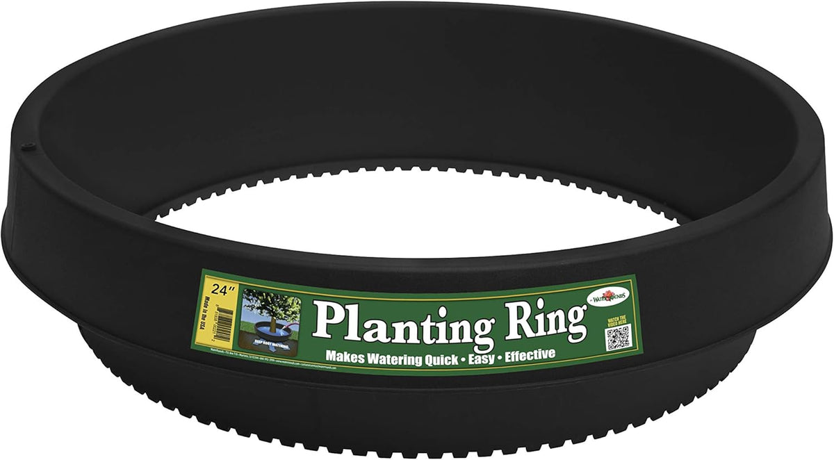 6 Pack of 24 in Planting Rings. Edging and Water Retention. Protects Trees and Separates Rock