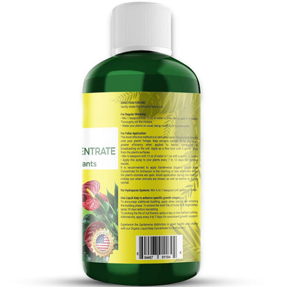 Organic Premium Seaweed Anthurium Fertilizer - Liquid Kelp Plant Food - Nutrient-Rich Soil Enhancer
