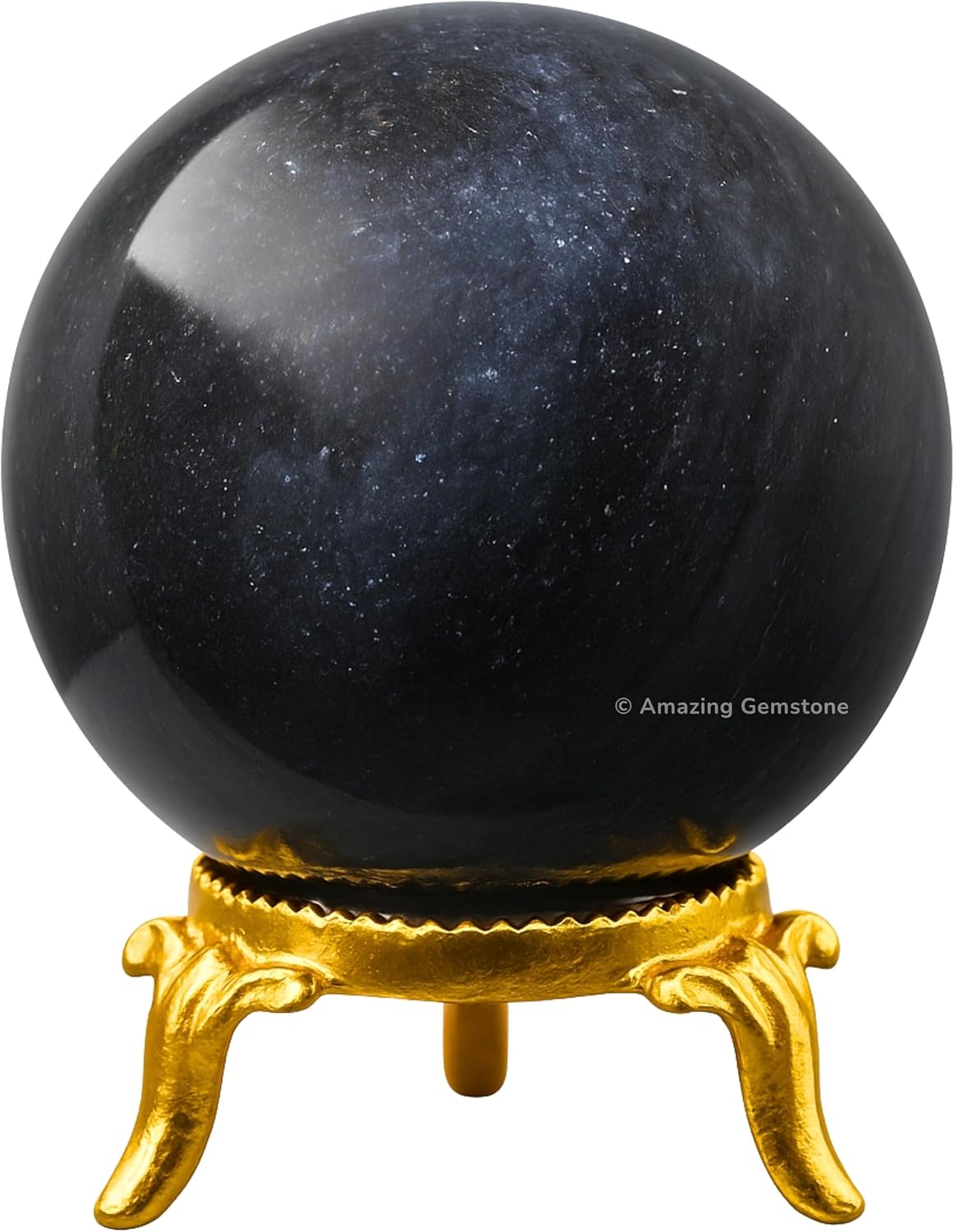 Amazing Gemstone Blue Aventurine Crystal Ball with Stand - 2" Inches Crystal Sphere Meditation