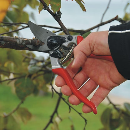 Felco F8 Pruning Shears – 8.3" Swiss-Made Garden Clippers with 1" Cutting Capacity for Ergonomic