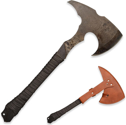 SV Handmade cast Manganese Steel Chopping Blade Sword, Full Tang, Outdoor, Hunting, Camping