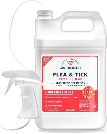 Wondercide - Flea, Tick & Mosquito Spray for Dogs, Cats, and Home - Flea and Tick Killer, Control
