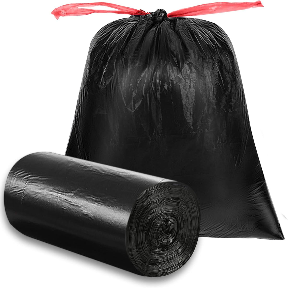 O2frepak 33 Gallon Drawstring Tall Kitchen Trash Bags,Clean Fresh Scent and Heavy Duty Garbage