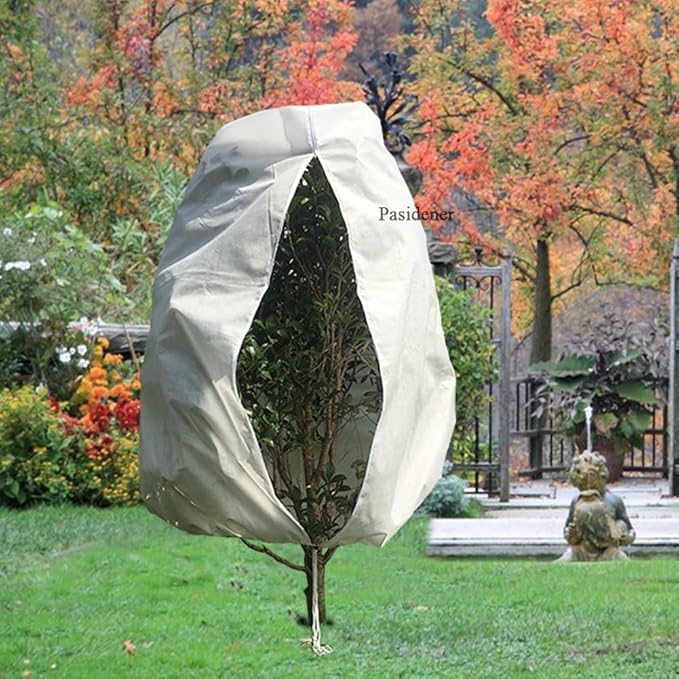 Plant Covers Freeze Protection 3 Packs 45" x40" 2.2oz Tree Covers Frost Plant Covers Freeze Cloth