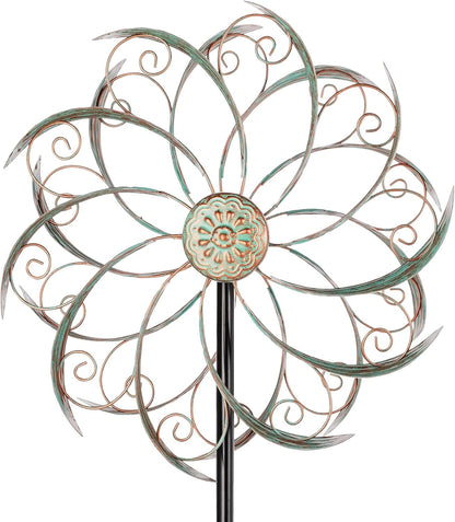 Wind Spinners Outdoor Wind Spinner Metal 13” Dia Wind Spinners for Yard and Garden Decor Pinwheels
