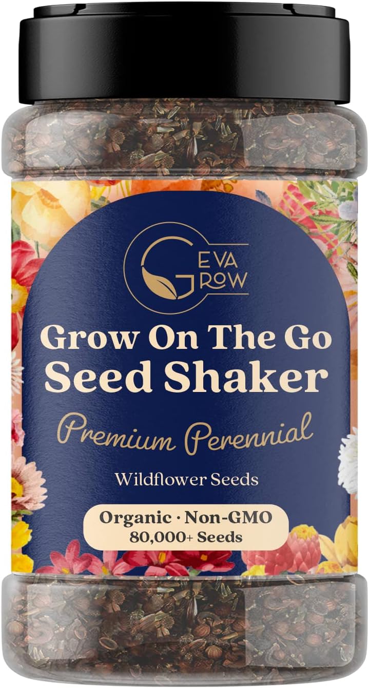 Wildflower Seed s – Perennial Flower Seeds Mix to Plant Anywhere, by Geva Grow | 12-Type Beautiful
