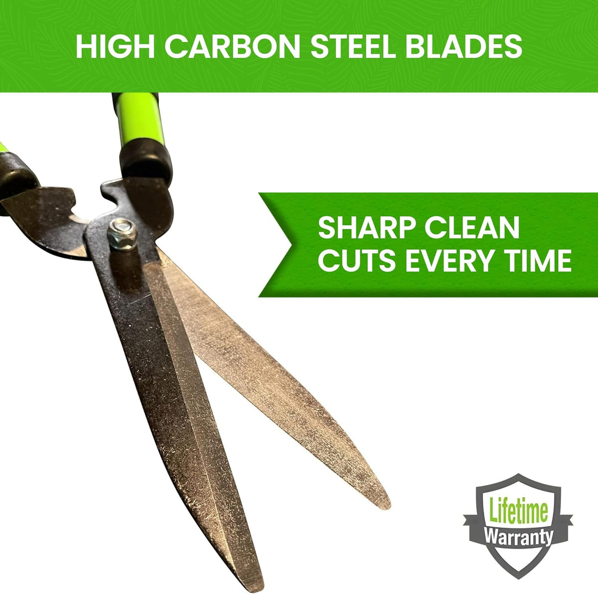 GARDEN GURU Hedge Shears Clippers for Trimming & Shaping Borders, Boxwood, Decorative Shrubs