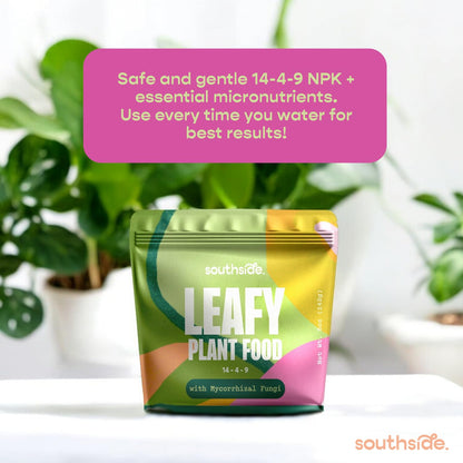 Leafy Plant Food with Mycorrhizal Fungi - Use Year-Round - Makes 200 Liters Gentle Houseplant