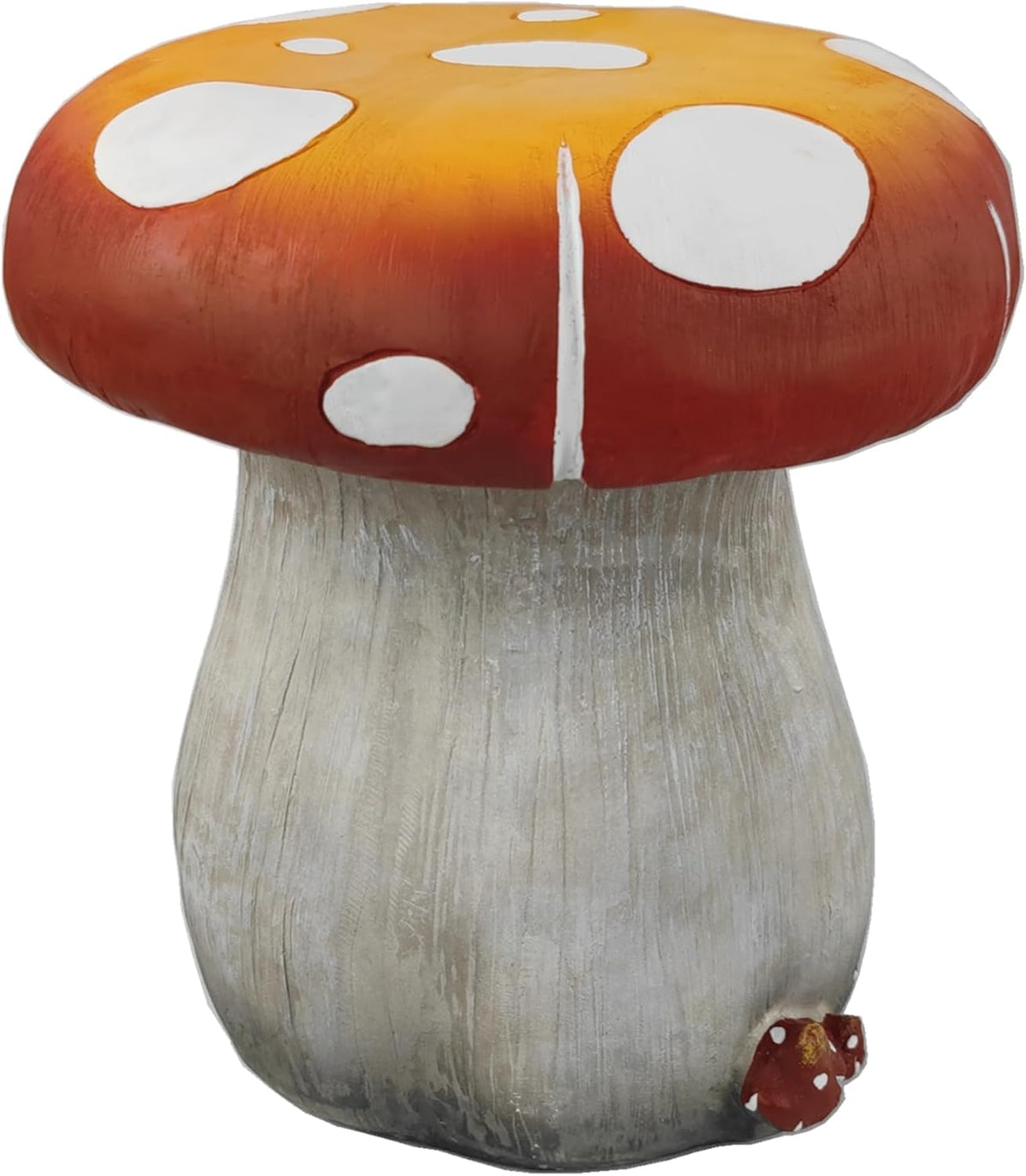 Mushroom Resin Statue Stool Over Sized Sculpture Courtyard Lawn Pond Ornament Garden Outdoor Patio