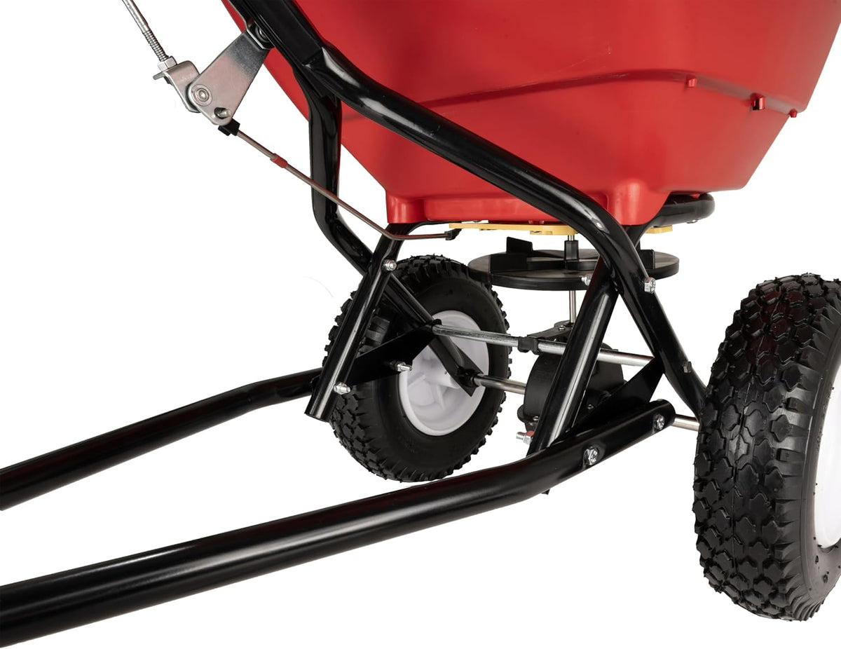 EarthWay Products T150 150lb Towable Broadcast Fertilizer Spreader, Seed Spreader, Pull Behind