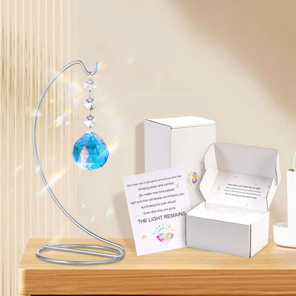 9-in Memorial Gifts,Sympathy Gifts for Loss of Loved One,40mm Crystal Suncatcher,Remembrance Gift