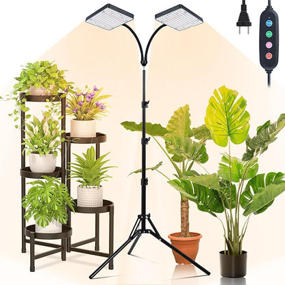 Grow Light with Stand, Orchbloom Grow Lights for Indoor Plants 50W, Natural Sunlight Full Spectrum