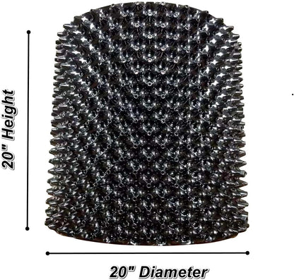 25 Gallon Air Pruning Containers 5-Pack, 100 Liter 20" X 20" D/H Special Packing Interlocked Large