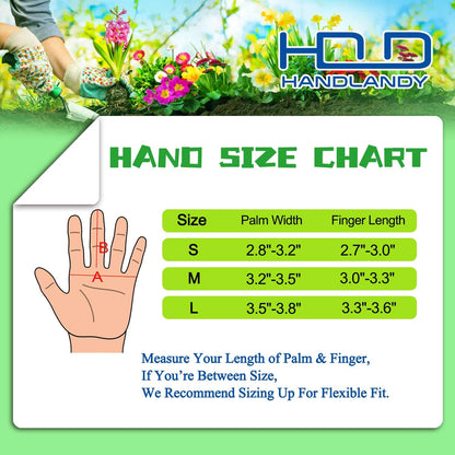 HANDLANDY Long Gardening Gloves for Men & Women, Thorn Proof Rose Pruning Gloves Leather Gauntlets